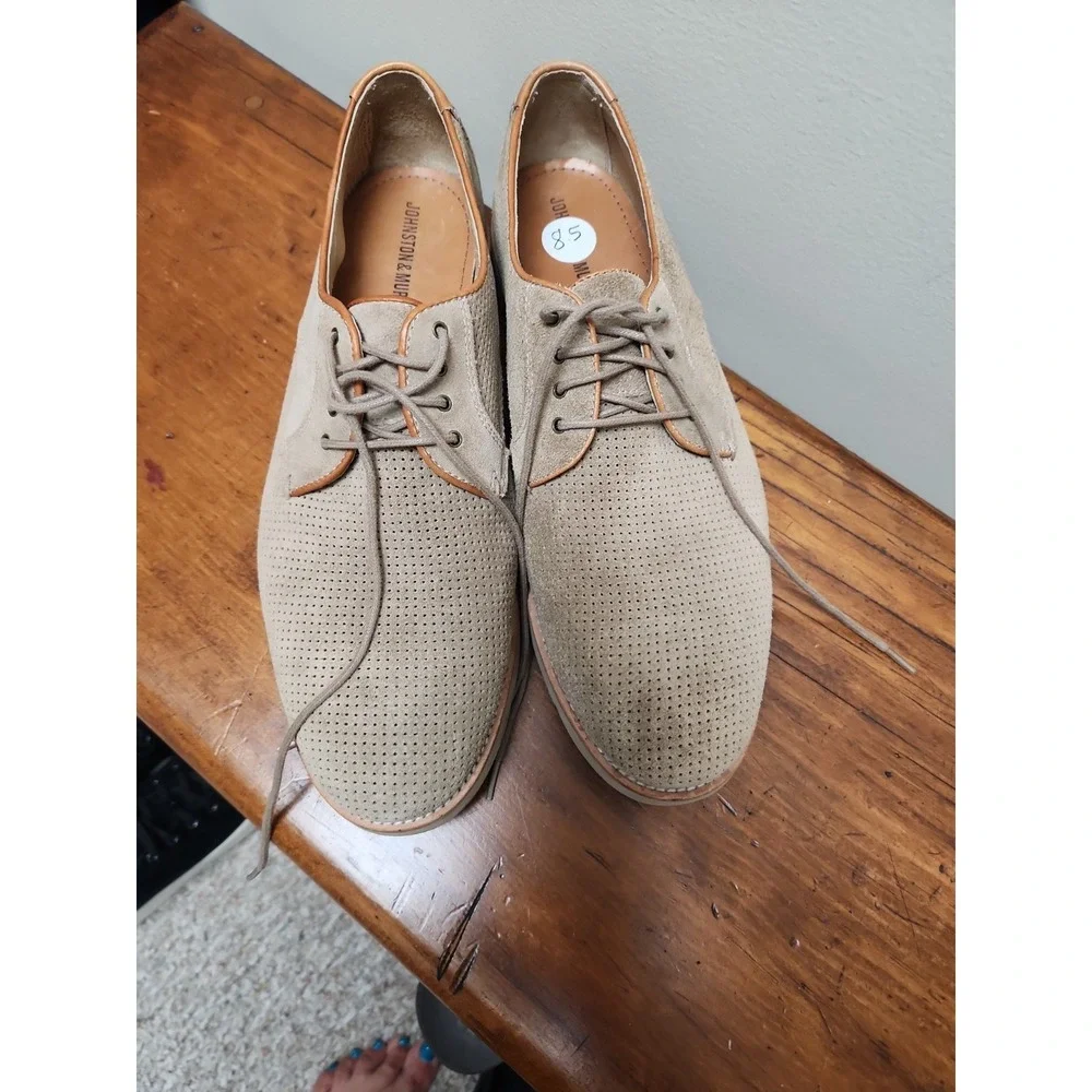 Johnston & Murphy Sheepskin Derby Mens Shoes size 8.5M
